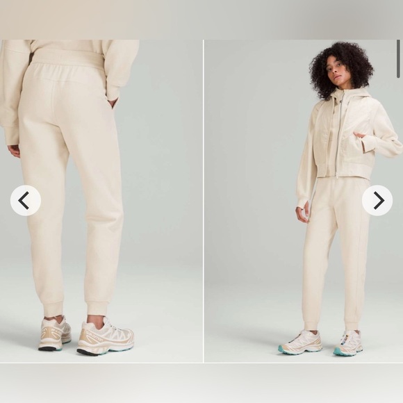 Lululemon Scuba High-Rise Jogger *Fleece 28" White Opal Size 10 - Picture 13 of 13